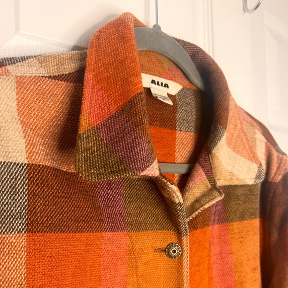 Orange Plaid Jacket - Picture 3 of 9